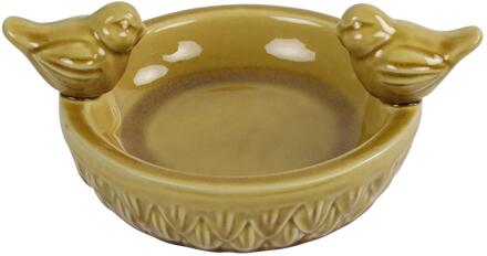 Countryfield Vogelbad geel 19,5x19,5x10cm