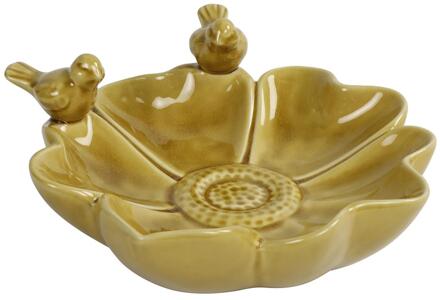 Countryfield Vogelbad geel 26x25x10,5cm