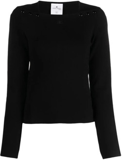 Courreges Sweatshirts Courrèges , Black , Dames - L,M,S,Xs