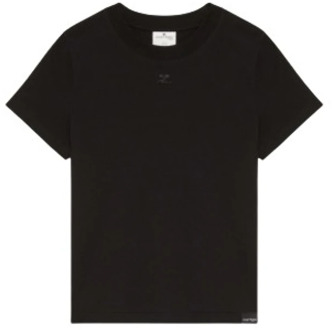 Courreges T-shirt - Maat: L Courrèges , Black , Dames - L,S