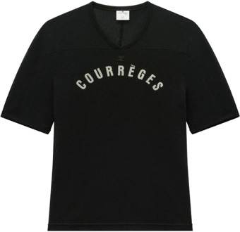 Courreges T-Shirts Courrèges , Black , Heren - L,M