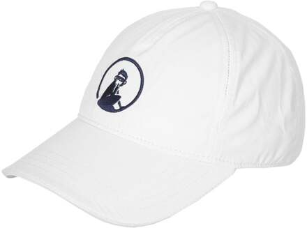 Court Cap Kinderen-Wit,Donkerblauw - nosize