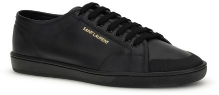 Court Classic Leren Sneakers Zwart