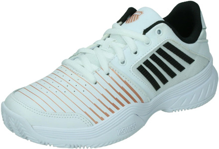 Court Express HB Tennisschoenen Dames wit - zwart - goud - 39 1/2