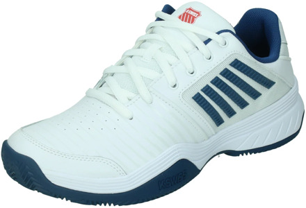 Court Express HB Tennisschoenen Heren wit - blauw - rood - 41 1/2