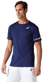 Court Men SS Tee - Blauw - Heren - maat  XXL