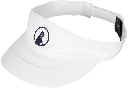 Court Performance Visor Dames-Zwart,Wit - nosize