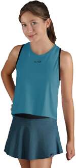 Court Tanktop Meisjes petrolblauw - 128,140,152