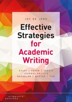 Coutinho Effective strategies for academic writing - Boek Joy de Jong (9046905055)
