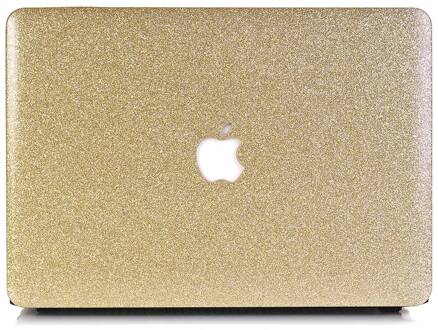 cover hoes - MacBook Air 13 inch (2010-2017) - glitter goud