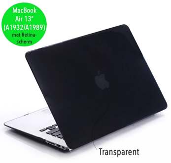 cover hoes - MacBook Air 13 inch (2018-2019) - Glanzend zwart