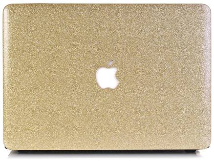 cover hoes - MacBook Air 13 inch (2018-2019) - Glitter goud