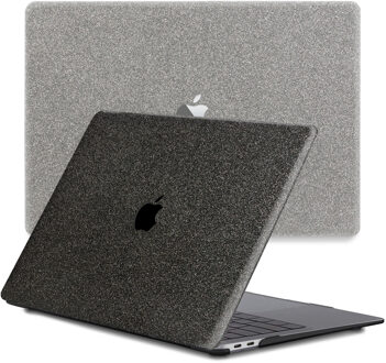 cover hoes - MacBook Air 13 inch (2020) - Glitter Zwart