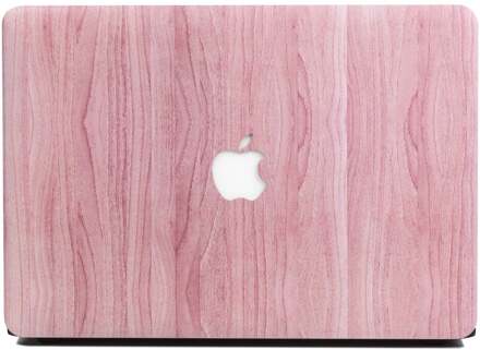 cover hoes - MacBook Pro 13 inch (2016-2019) - Houtlook Roze