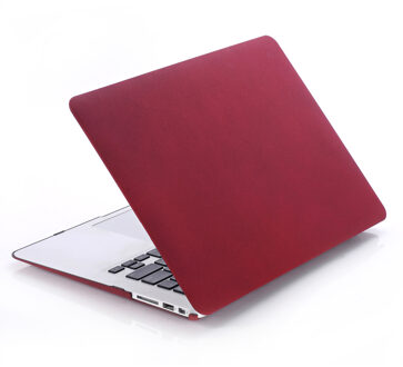 cover hoes - MacBook Pro 13 inch (2016-2019) - Sand bordeaux rood