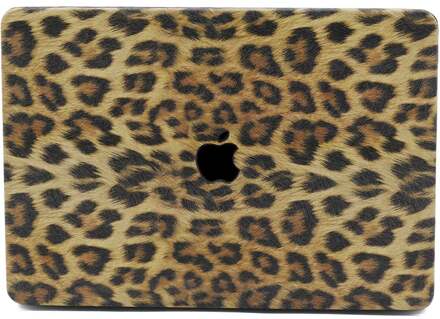 cover hoes - MacBook Pro 13 inch (2020) - Leopard Pattern Brown