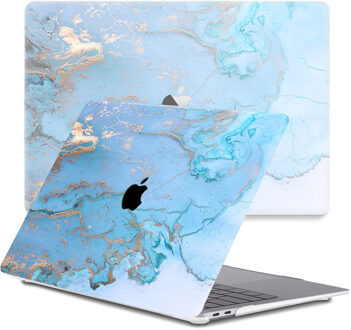 cover hoes - MacBook Pro 13 inch (2020) - Marble Ariel