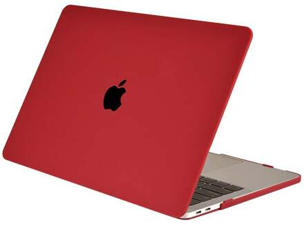 cover hoes - MacBook Pro 13 inch (2020) - Mat Bordeaux Rood