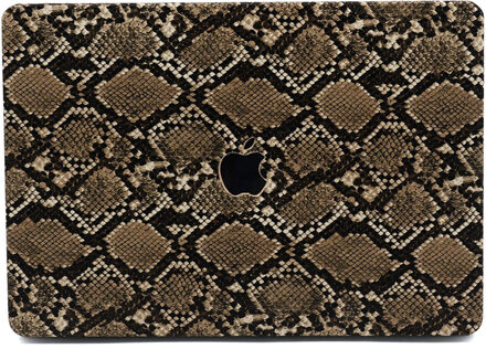 cover hoes - MacBook Pro 13 inch (2020) - Snake Pattern Brown