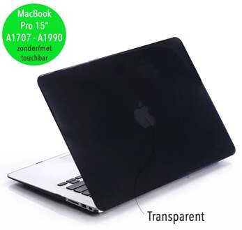 cover hoes - MacBook Pro 15 inch (2016-2020) - glanzend zwart