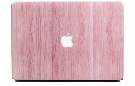 cover hoes - MacBook Pro 15 inch (2016-2020) - houtlook roze