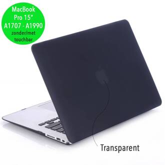 cover hoes - MacBook Pro 15 inch (2016-2020) - mat zwart