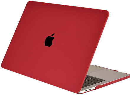 cover hoes - MacBook Pro 16 inch - Mat Bordeaux Rood