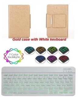 Cover Licht Backlit Touchpad Voor Samsung Galaxy Tab Een SM-T510 SM-T515 T510 T515 Tablet Wireless Bluetooth Keyboard Case Blauw