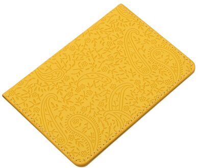 Cover Travel Passport Cover Card Case Vrouwen Mannen Reizen Creditcardhouder Reizen Id & Document Paspoort Kaarthouder pakket geel