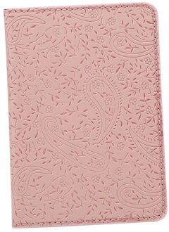 Cover Travel Passport Cover Card Case Vrouwen Mannen Reizen Creditcardhouder Reizen Id & Document Paspoort Kaarthouder pakket roze