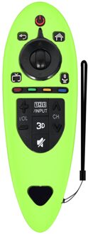 Cover Voor Lg AN-MR500 AN-MR500G Beschermende Siliconen 3D Smart Tv Magic Afstandsbediening Case Met Lanyard Flexibele Shockproof MR500 luminous groen