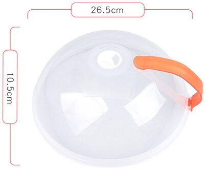 Cover Voor Microvezels Professionele Magnetron Voedsel Anti-Sputteren Deksel Magnetron Bell Cover Hittebestendige Cover Voor Microvezels Regular 1mm