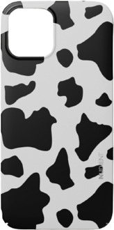Covers Nudient Dunne Print Iphone 12/Pro Moo Wit/Zwart 1 st