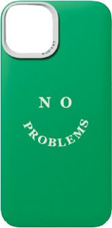 Covers Nudient Dunne Print Iphone 14 Geen Problemen Groen 1 st