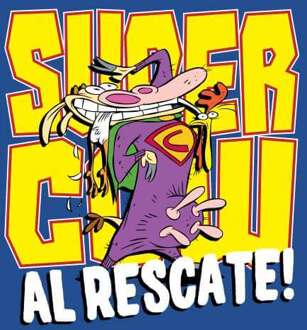 Cow and Chicken Supercow Al Rescate! Men's T-Shirt - Royal Blue - S