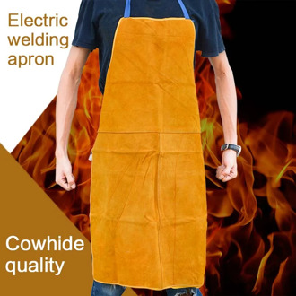 Cow Leather Aprons Welding Heat Insulation Protection Welders Blacksmith 93x64cm High Temperature Apron Anti-scalding Apron