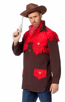 Cowboy blouse Tako Rood - Zalm