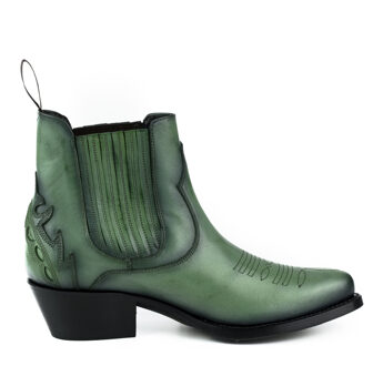 Cowboy laarzen marilyn-2487-vacuno verde Groen - 38