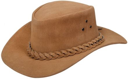 Cowboy Outback suède Aussie Bush-hoed Bruin