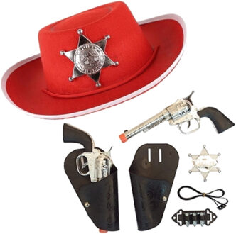 Cowboy verkleedset voor kinderen met hoed