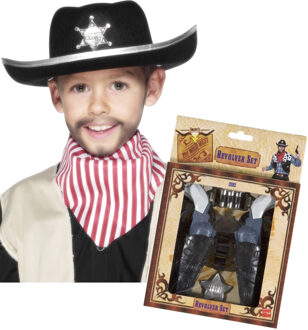 Cowboy verkleedset voor kinderen met hoed