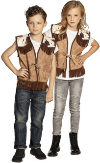 Cowboy vest kind Western Bruin - Kastanje