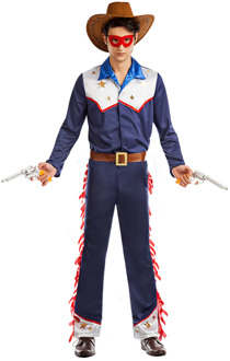 Cowboy Western Kostuum Man Sam Multikleur - Print