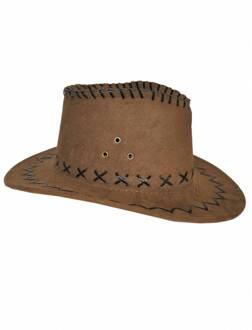 Cowboyhoed bruin kind Bruin - Kastanje