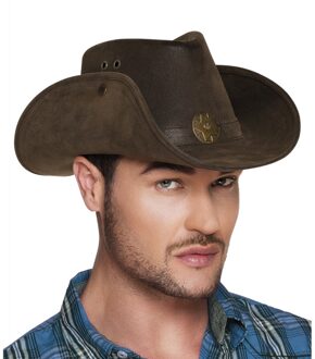 cowboyhoed Nevada polyester bruin one-size