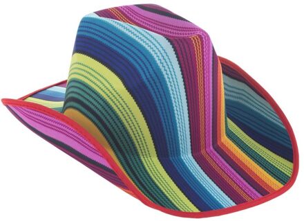 Cowboyhoed Regenboog Multikleur - Print