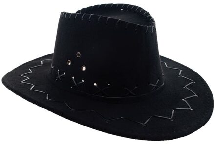 Cowboyhoed zwart kind