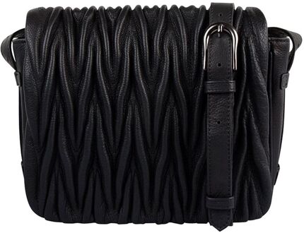 Cowboysbag Dallas Crossbody black damestas Zwart - H 17 x B 22 x D 6 cm