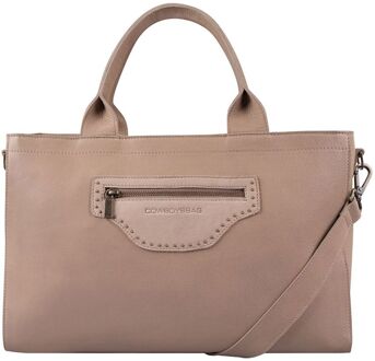Cowboysbag Newell Laptopbag mocca Bruin - H 26 x B 40 x D 12 cm