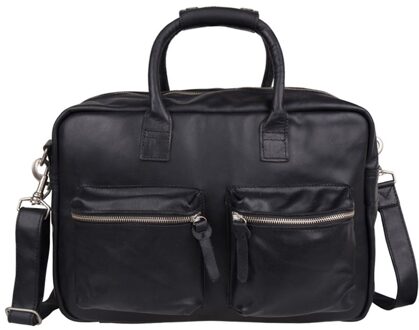Cowboysbag The College Bag Laptoptas 15.6" black Zwart - H 27 x B 42 x D 15